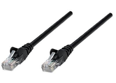 UTP patch kabel 15m  2xRJ-45  přímý černý    