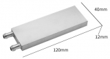 AL blok - vodní chlazení 40x120x12mm                        