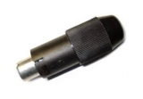 TV konektor SVP-75 CS černý přímý  